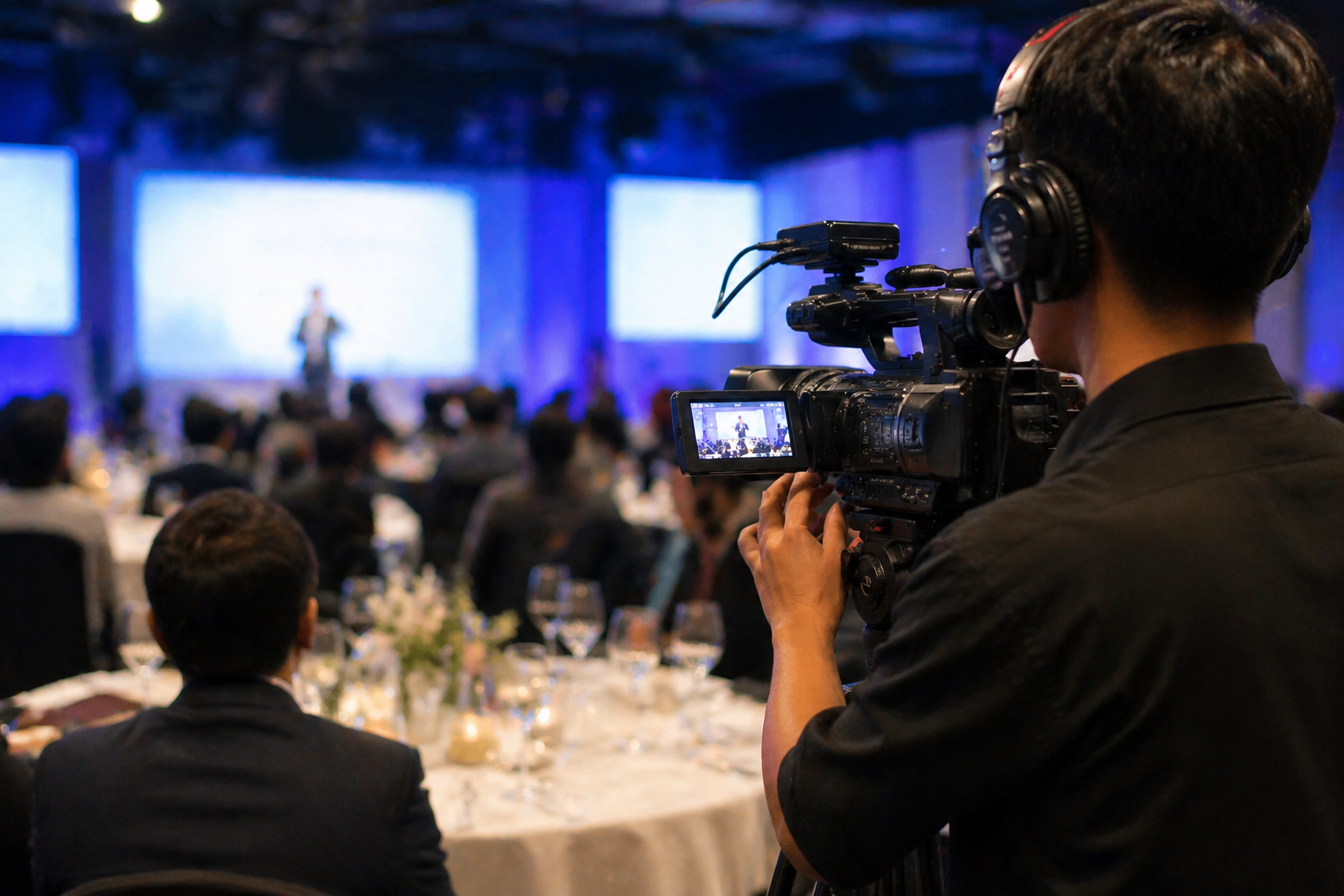Event video production graphic